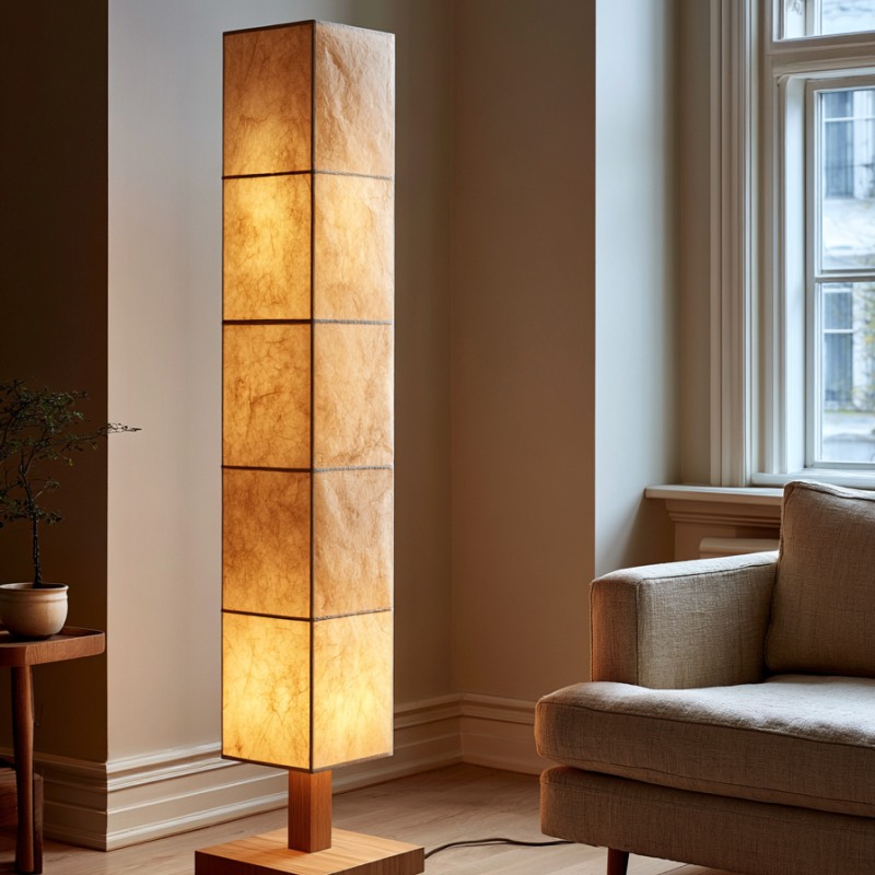 GyroVu 65" Paper Shade — Budget-friendly lantern glow