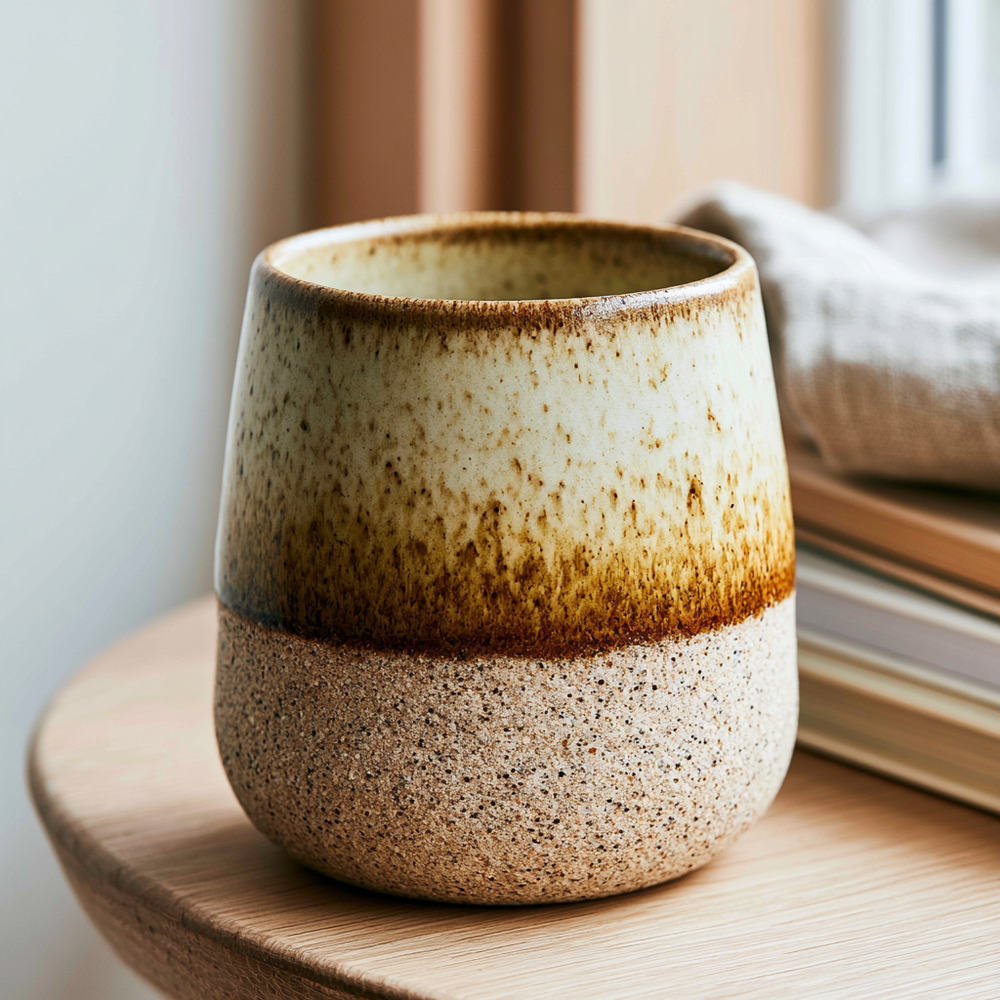 EMBERHOLD Beige Handleless Cup — The pure everyday handleless cup