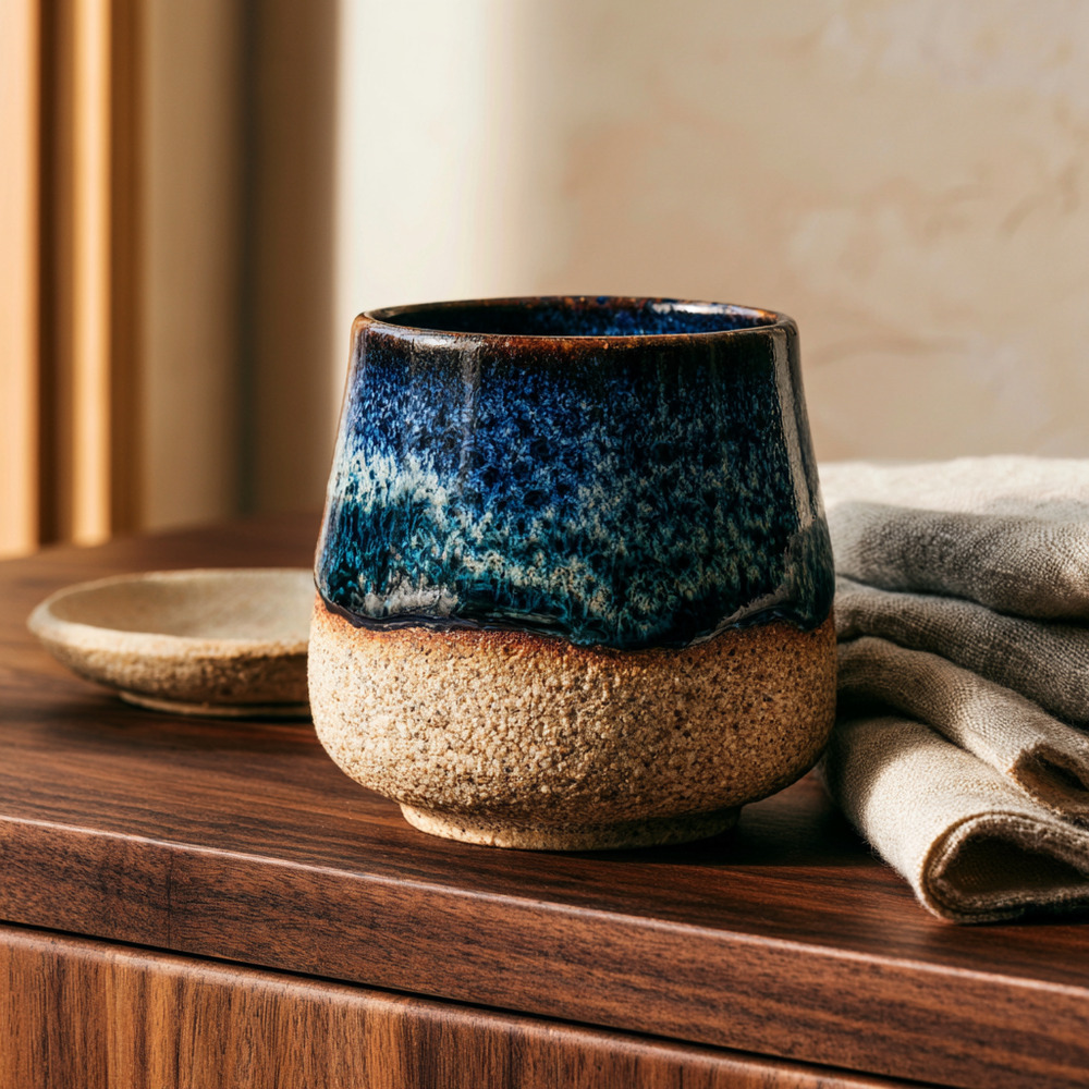 EMBERHOLD Midnight Blue Cup — One quiet note of indigo