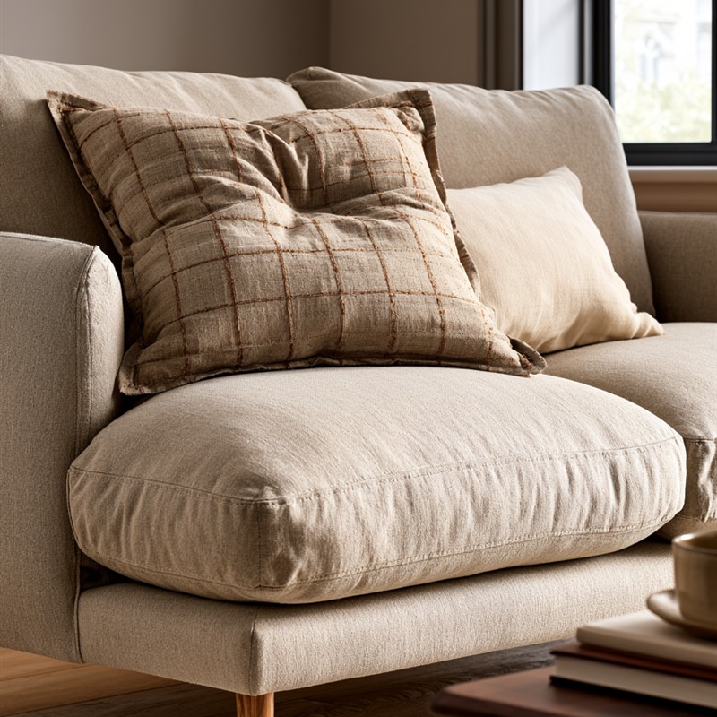 Foindtower Linen Check — Clean, unfussy farmhouse-Japandi