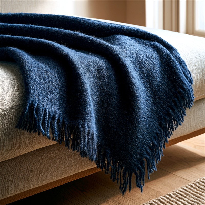 Superfine Alpaca Throw — Lightweight warmth, a quiet color